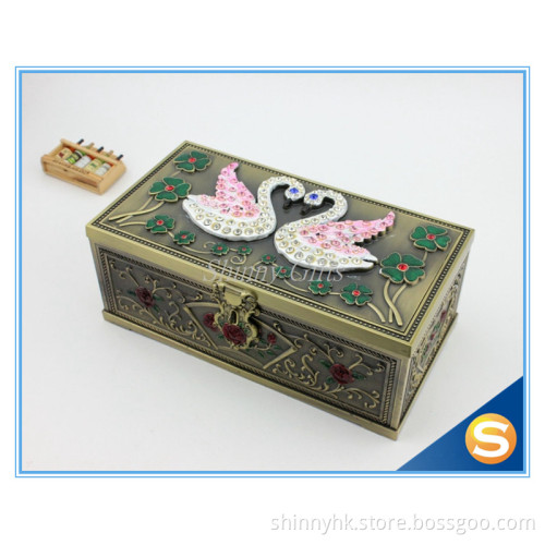 Shinny Gifts Extra Large Diamante Jewelry Box Manufacturers in China Imported